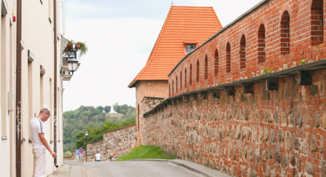 Крепостные стены в Вильнюсе
