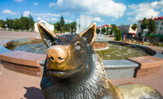 Памятник волку в городе Волковыск